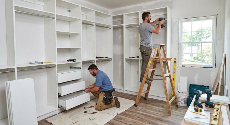 Closet Cabinet Installation in Greensboro, NC