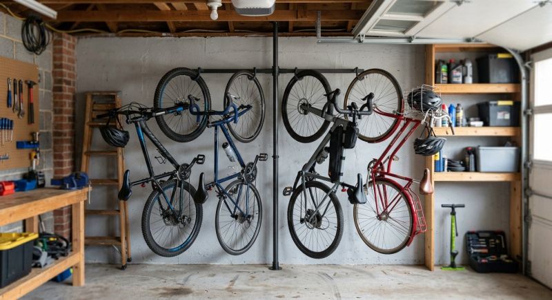 Garage Tool Rack Installation in Frederick, MD