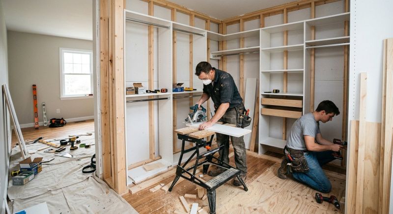 Mudroom Closet Installation in Winston Salem, NC