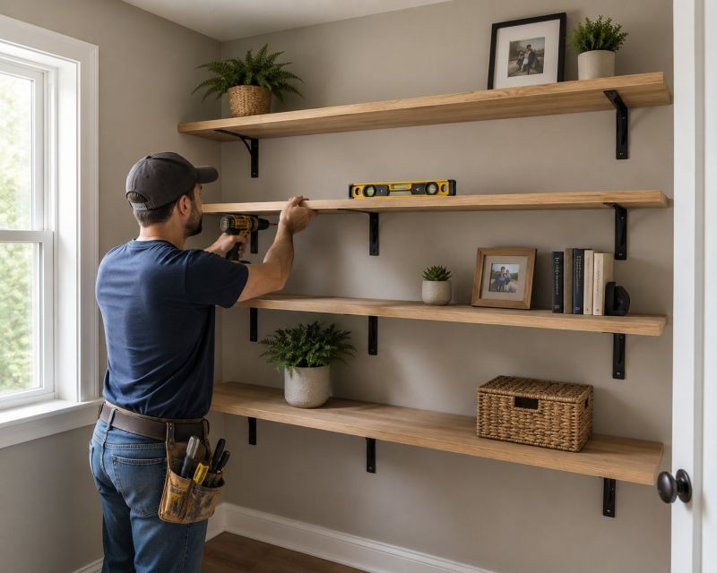 Overhead Shelving Installation in Alexandria, VA