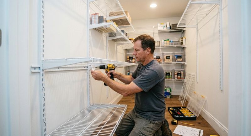 Wire Shelving Installation in Alexandria, VA